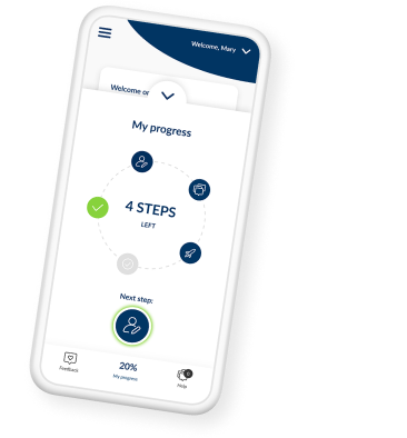 Webexpenses Onboarding steps diagram